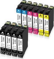 MEGOFFICE 604XL rašalo kasetės, suderinamos su Epson 604 XL spausdintuvo kasetėmis, skirtomis Expression Home XP-2200 XP-2205 XP-3205 XP-4200 Workforce WF-2910DWF WF-2930DWF WF-2935DWF (10 vnt.)