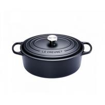 Le Creuset Signature Gusseisen- Bräter oval 27cm mattschwarz
