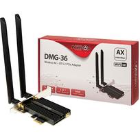 INTER-TECH DMG-36 5400Mbps WLAN Wifi 6E / BT 5.2 5400Mbps 2.4GHz / 5GHz Triband / Bluetooth 5.2 (88888165)