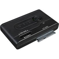 ICY DOCK EZ-Adapter MB031U-1SMB - Speicher-Controller - 2.5, M.2 (6,4 cm) - M.2 Card / SATA 6Gb/s - USB 3,2 (Gen 1) - Schwarz (MB031U-1SMB)
