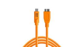 Tether Tools CUC3315-ORG - 4,6 m - USB A - Micro-USB B - USB 3.2 Gen 1 (3.1 Gen 1) - 5000Mbit/s - Orange