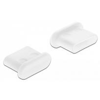 DeLOCK Dust Cover for USB Type-C Female - Schutzumschlag - weiß (Packung mit 10) (64095)
