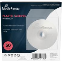 MEDIARANGE CD-/DVD-Hülle - Kapazität: 2 CD/DVD - durchsichtig (Packung mit 50)