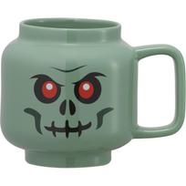 LEGO Kaffeetasse GREEN SKELETON, 530 ml, grün, im Karton aus Keramik, in Form des LEGO Minifiguren-Kopfes, - 1 Stück (41460818)