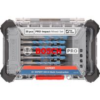 PRO Impact Mixed Bit-Set, 35-teilig, Bohrer- & Bit-Satz (Schrauberbits und Multi Construction Bohrer)