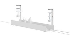 Neomounts cable management compartment clamp design, universal (ADS07-121WH)