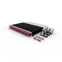 PATCHBOX .one 8RU Cat 6A STP 0.8 m Rot - Kabel - Netzwerk (PONEX8STPRD)