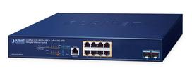 PLANET Layer 3 - 8-Port 2.5GBASE-T Managed L3 2.5G Ethernet (100/1000/2500) Power over Ethernet (PoE) 1U Blau (MGS-6311-8P2X)