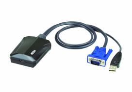 ATEN CV211 Laptop USB Console Adapter - KVM-Switch - 1 x KVM port(s) - 1 lokaler Benutzer - Desktop (CV211-AT)
