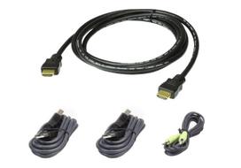 Aten 1,8 M USB HDMI Secure KVM Kabel-Set - 1,8 m - HDMI - Schwarz - USB Type-A/3.5mm/HDMI - USB Type-B/3.5mm/HDMI - Männlich (2L-7D02UHX4)