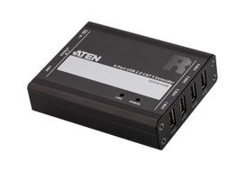 ATEN 4-Port USB 2.0 CAT 5 Extender (100 m) - Sender und Empfänger - Verkabelt - 100 m - Cat5 - Schwarz - Metall (UCE32100-AT-G)