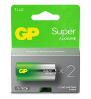 ALKALINE BATTERIES LR14 /C GP SUPER 2PCS.