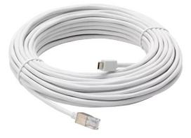 AXIS - Kamerakabel - 5-polig Micro-USB Typ B (M) bis RJ-12 (M) - 15,0m - weiß (Packung mit 4) - für AXIS F1004 Sensor Unit, F34 Surveillance System (5506-821)
