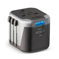 SBS | Universal Travel Adapter 12W (EU/UK/US/AUS plug) | TEADAPT2USBUNI