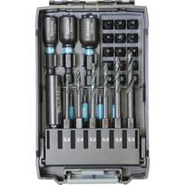 Bohrer- & Bit-Satz Impact Black E-22866, 31-teilig (schwarz, 1/4, für Schlagschrauber, in Akku-Box)