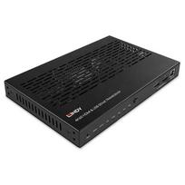 Lindy 4K60 HDMI & USB SDVoE Extender - Transceiver Erweitert 4K60 HDMI-, USB-, Audio-, IR- und RS232-Signale über einen 10G Kupfer- oder Glasfaser-Netzwerk-Switch (38365)
