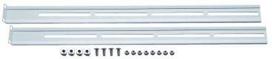 Aixcase AIX-19K1UMR-W - Rack-Tastatur-Einschubschienen-Kit - Hellgrau, RAL 7035 - 1U - 48.3 cm (19)