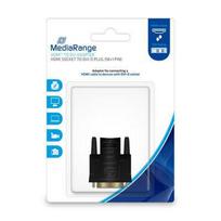 MediaRange MRCS170 Kabelschnittstellen-/Gender-Adapter DVI-D HDMI Schwarz (MRCS170)