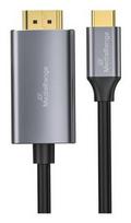 MEDIARANGE USB-C 3.2 Gen. auf HDMI Video-Adapterkabel 1.8m - Digital/Daten - Digital/Display/Video
