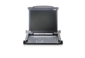 ATEN CL1000M-ATA-2XK07SGG Tastatur/Video/Maus (KVM)-Switch Rack-Einbau Schwarz (CL1000M-ATA-2XK07SGG)