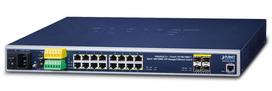 PLANET IGS-5225-16T4S - Switch - L2+ - managed - 16 x 10/100/1000 + 4 x SFP - an Rack montierbar - AC 120/230 V/DC 36 - 60 V (IGS-5225-16T4S)