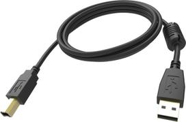 Vision Professional - USB-Kabel - USB (M) bis USB Typ B (M) - USB 2.0 - 3 m - Schwarz