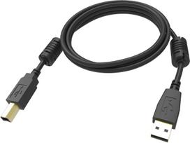 Vision Professional - USB-Kabel - USB (M) bis USB Typ B (M) - USB 2.0 - 2 m - Schwarz
