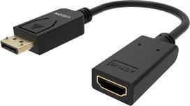 VISION Professional - Videoanschluß - DisplayPort / HDMI - DisplayPort (M) bis HDMI (W) - Schwarz - 4K Unterstützung