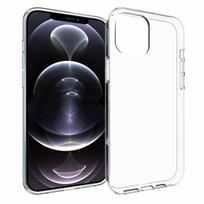 eSTUFF - Hintere Abdeckung für Mobiltelefon - Thermoplastisches Polyurethan (TPU) - klar - für Apple iPhone 13 Pro Max