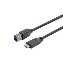 Vivolink PROUSBCBMM5 USB Kabel 5 m USB 3.2 Gen 1 (3.1 Gen 1) USB C USB B Schwarz (PROUSBCBMM5)