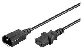 MicroConnect PowerCord - Spannungsversorgungs-Verlängerungskabel - IEC 60320 C14 zu IEC 60320 C13 - 7 m - Schwarz