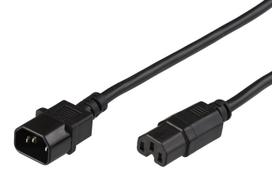 MicroConnect - Spannungsversorgungs-Verlängerungskabel - IEC 60320 C15 zu IEC 60320 C14 - 2.5 m