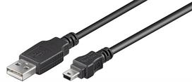MicroConnect - USB-Kabel - USB männlich zu mini-USB Typ B männlich - 1.8 m