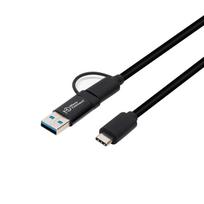 Microconnect USB3.1CCA1 USB Kabel 1 m 3.2 Gen 1 (3.1 Gen 1) USB C Schwarz (4X90U90618)