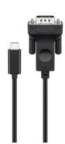 Microconnect USB3.1CVGA1.8 Kabelschnittstellen-/Gender-Adapter USB Type C VGA Schwarz (USB3.1CVGA1.8)