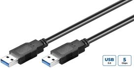 MicroConnect - USB-Kabel - USB Typ A (M) zu USB Typ A (M) - USB 3.0 - 2 m - Schwarz