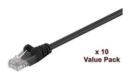 U/UTP CAT5e 3M Black 10 Pack 1 pcs. = 10 pcs. in one bag