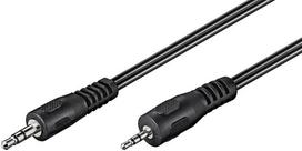 Microconnect AUD3525LL2 2m 3.5mm 2.5mm Schwarz Audio-Kabel (AUD3525LL2)
