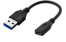 MicroConnect - USB-Adapter - USB Typ A (M) bis USB-C (W) - USB3.0 - 20cm - Schwarz (USB3.0ACF02)