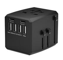 MicroConnect World Travel Adapter 4 USB A and 2 C ports - and 2 USB C ports (MC-TRAVELADAPTER1)