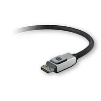 Belkin 6ft DisplayPort 1.2 Cable with Latches, M/M, 4k - DisplayPort-Kabel - DisplayPort (M)