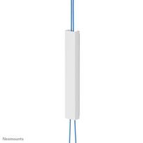 NEOMOUNTS MAGNETIC CABLE COVER FOR SIT/STAND DESK FRAMES, MULTIPLE CABLES, WHITE