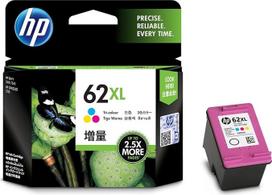 HP 62XL didelio našumo trijų spalvų originali rašalo kasetė