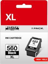 PG 560 XL PG560XL suderinama su "Canon" spausdintuvų kasetėmis 560 561 560XL 560 XL PG-560 XL, skirta "Canon" TS5350i kasetėms TS7450i TS5350a TS5351i TS7450a TS7451a TS5350 TS7450 TS5351fin(1 pakuotė, juoda)
