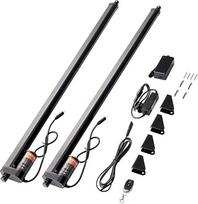 VEVOR 2 dalių linijinių pavarų rinkinys 760 mm didelio greičio linijinė pavara su 9 mm/s 12V 220lbs/1000N linijine pavara televizoriui, stalui ir sofai pakelti IP54 apsauga - belaidis nuotolinio valdymo pultas