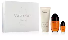 Calvin Klein - Obsession - EDP 100 ml + kūno losjonas 200 ml + EDP 15 ml