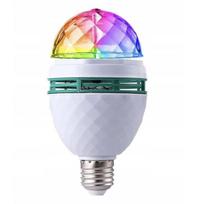 diskotekos šviesų projektorius su LED šviesomis, įsisukantis
