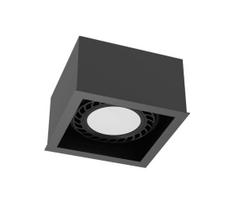 Brosline 1271 - Taškinis šviestuvas CAGE 1xGU10/18W/230V juodas