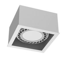 Brosline 1272 - Taškinis šviestuvas CAGE 1xGU10/18W/230V baltas