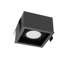 Brosline 3272 - įleidžiamasis šviestuvas CAGE 1xGU10/18W/230V, juodos spalvos
